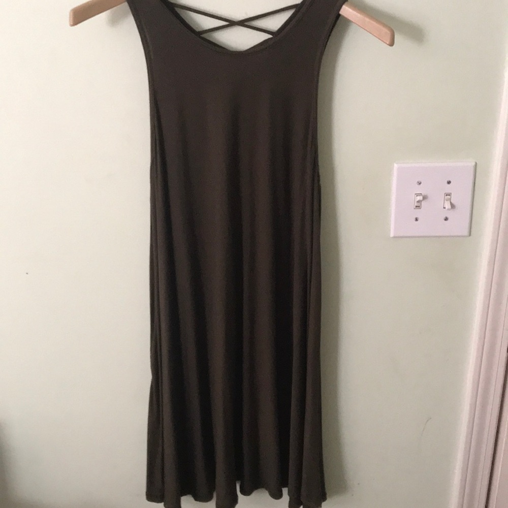 Lace up Back dress